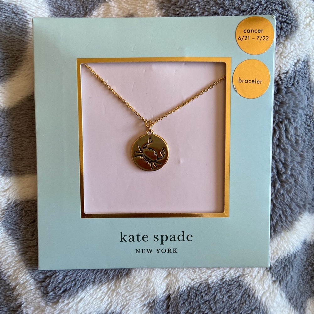Kate spade Cancer bracelet (July birthdays) never been used